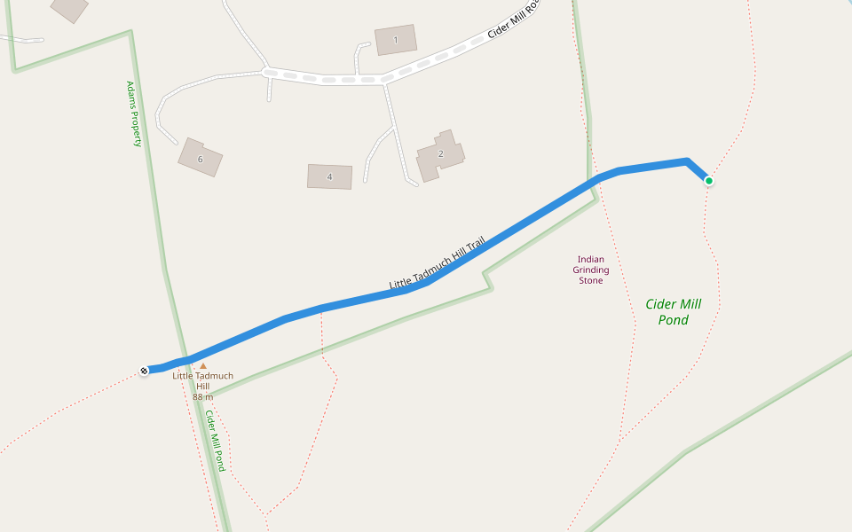 Little Tadmuch Hill Trail