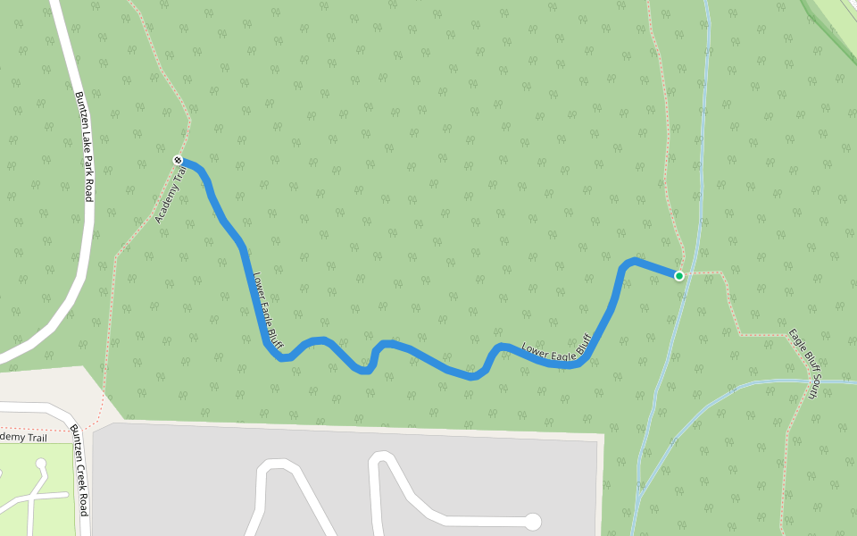 Lower Eagle Bluff walking route map in Anmore