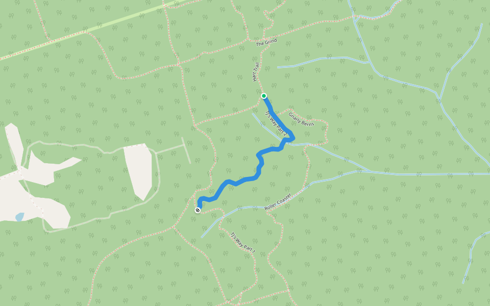 TJ's Way Part 2 walking route map in Goodwood