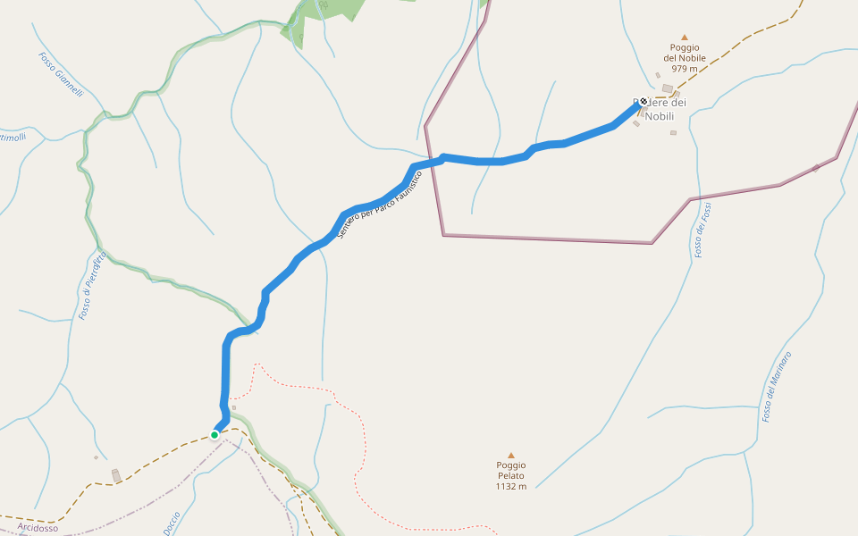 Sentiero per Parco Faunistico
