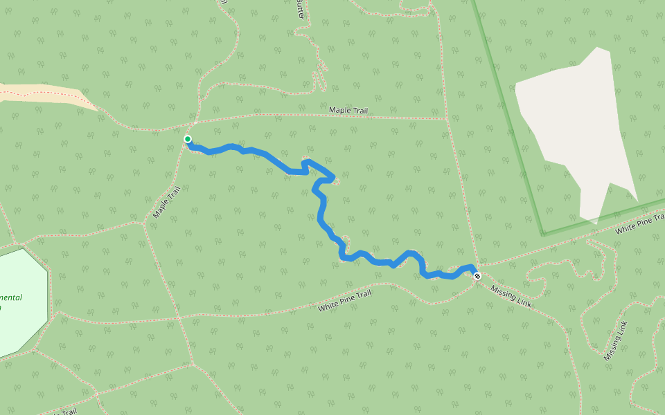 Baby Butter walking route map in Uxbridge