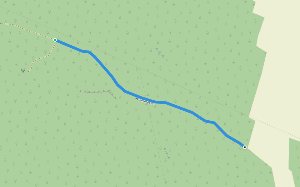 Rumpalinpolku walking route map in Ämmälä
