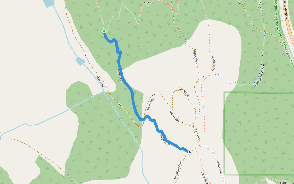 Ridge Walk in British Columbia | Walking Map