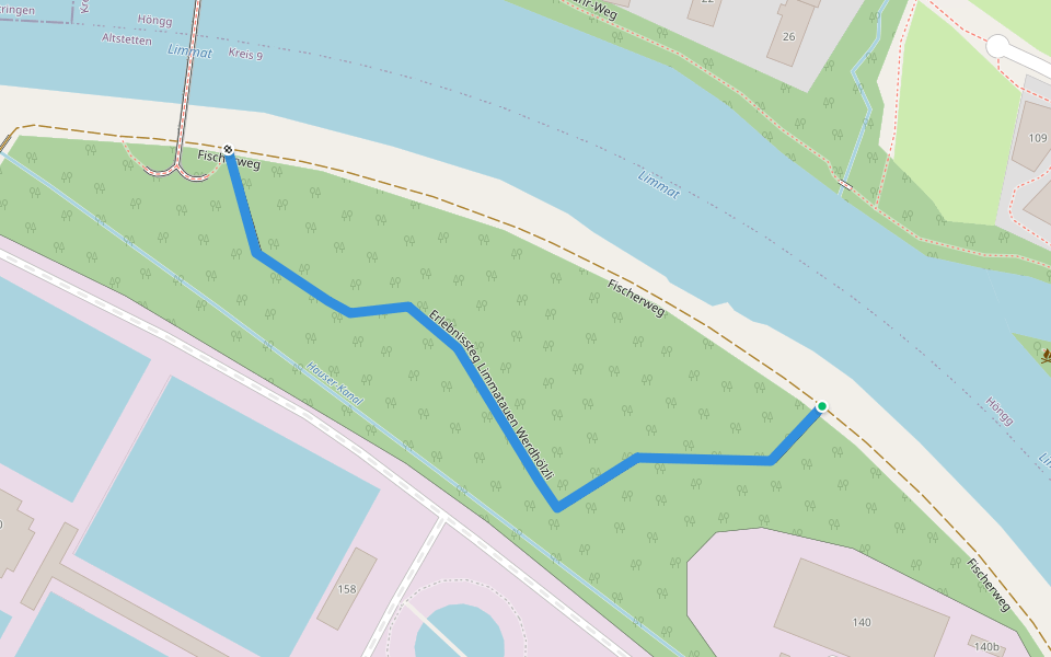 Erlebnissteg Limmatauen Werdhölzli