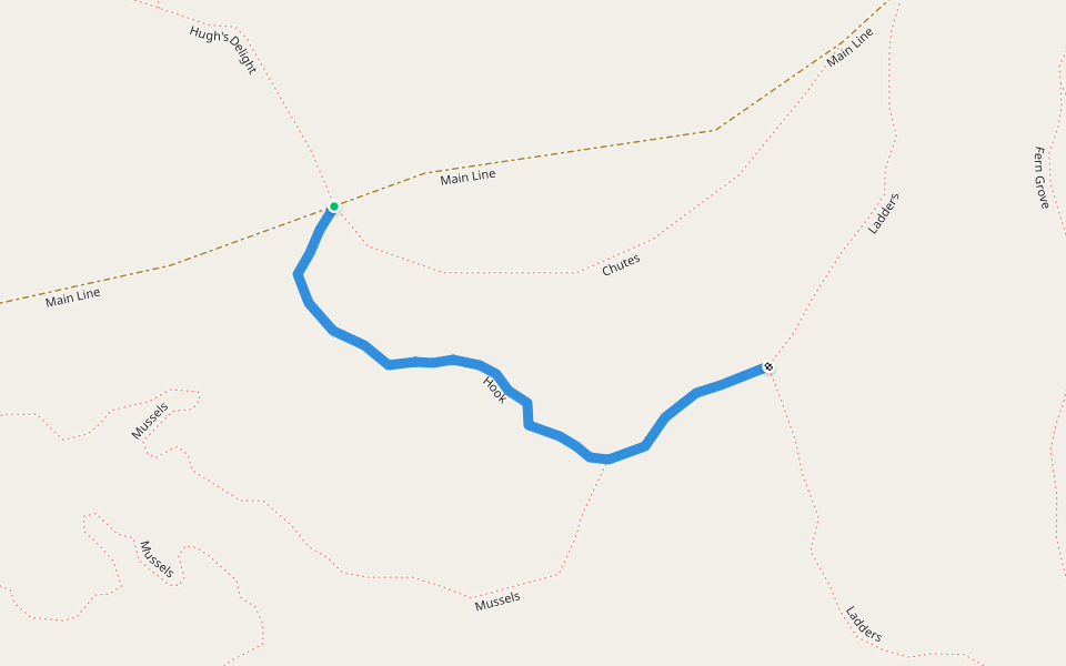 Hook walking route map in Coupeville