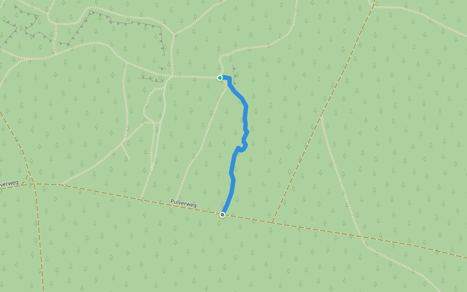Affenschaukel walking route map in Zerzabelshofer Forst
