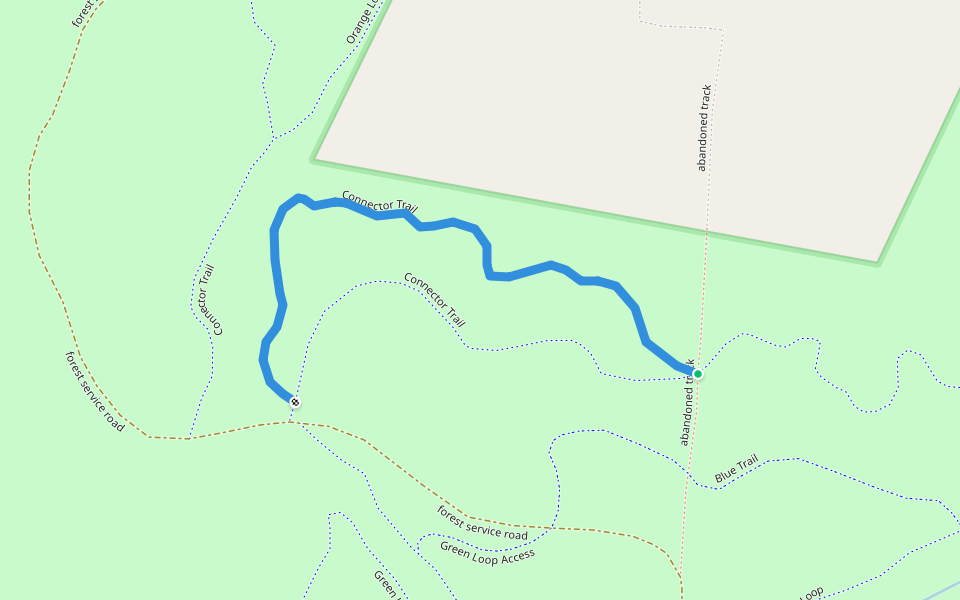 Connector Trail walking route map in Social Circle