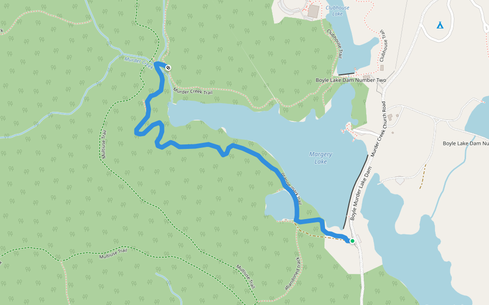 Orange mark trail Hiking Shady Dale, Pacer