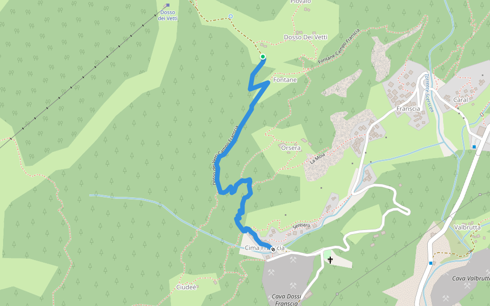 Dosso dei Vetti-Campo Franscia