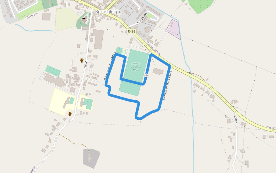 Borrisoleigh Track Attack walking map