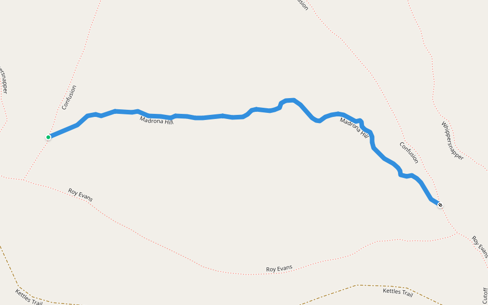 Madrona Hill walking route map in Coupeville