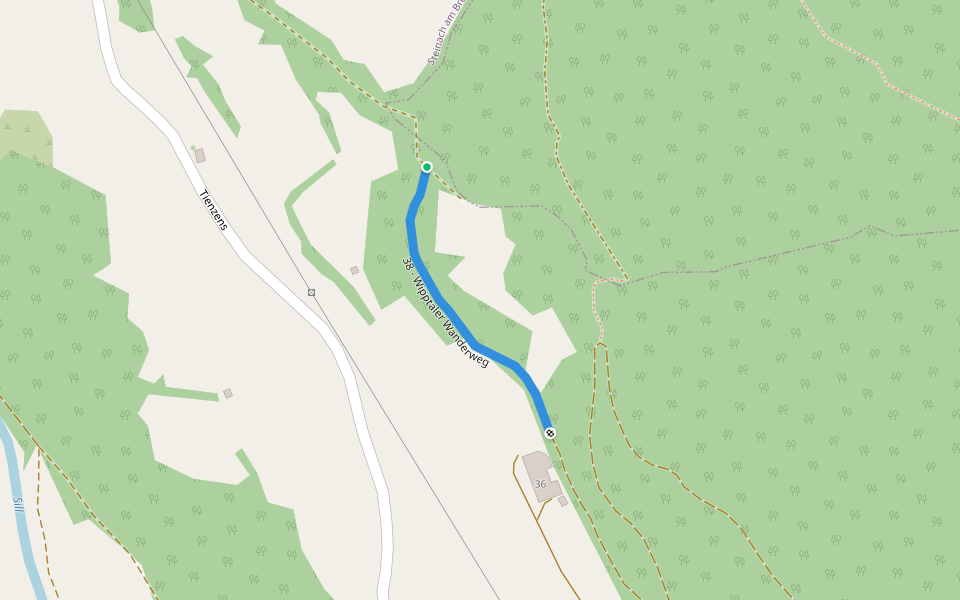 38 - Wipptaler Wanderweg walking route map in Navis