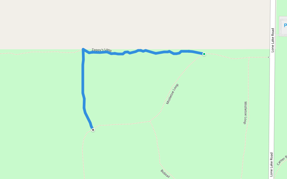 Zaggy's Loop walking route map in Langley