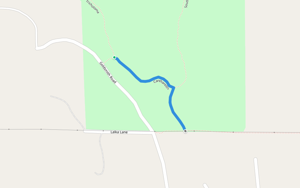 Cantharellis walking route map in Langley