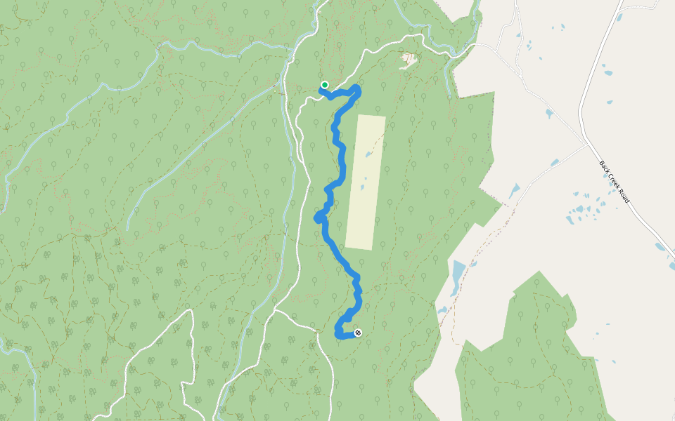 Highway to Hill walking route map in Stanley