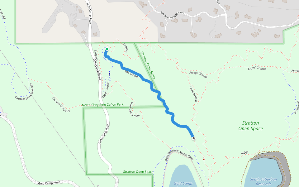 The Chutes Walking And Running Trail Colorado Springs, Colorado Pacer