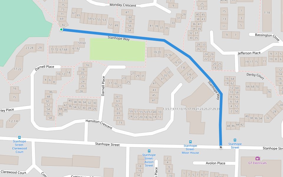 Stanhope Way Walking And Running Trail Newcastle upon Tyne, England