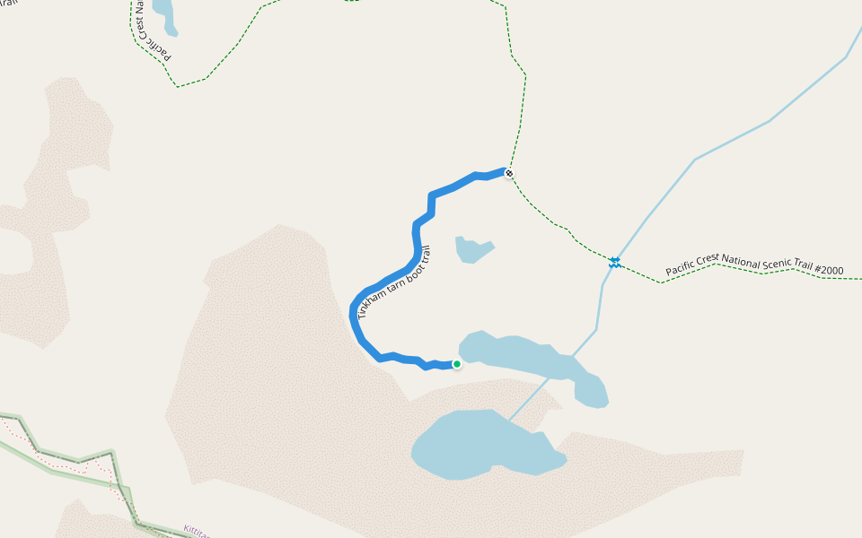Tinkham tarn boot trail