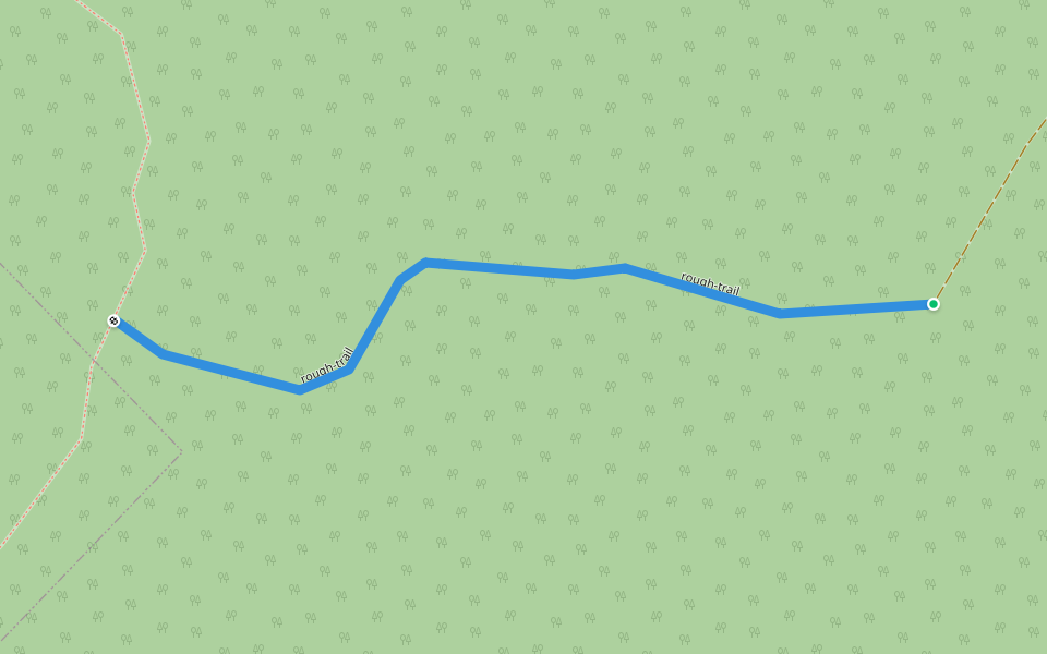 rough-trail walking route map in Wolfville