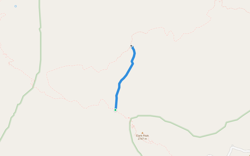 Carter Nutall Trail #315 walking route map in Willcox