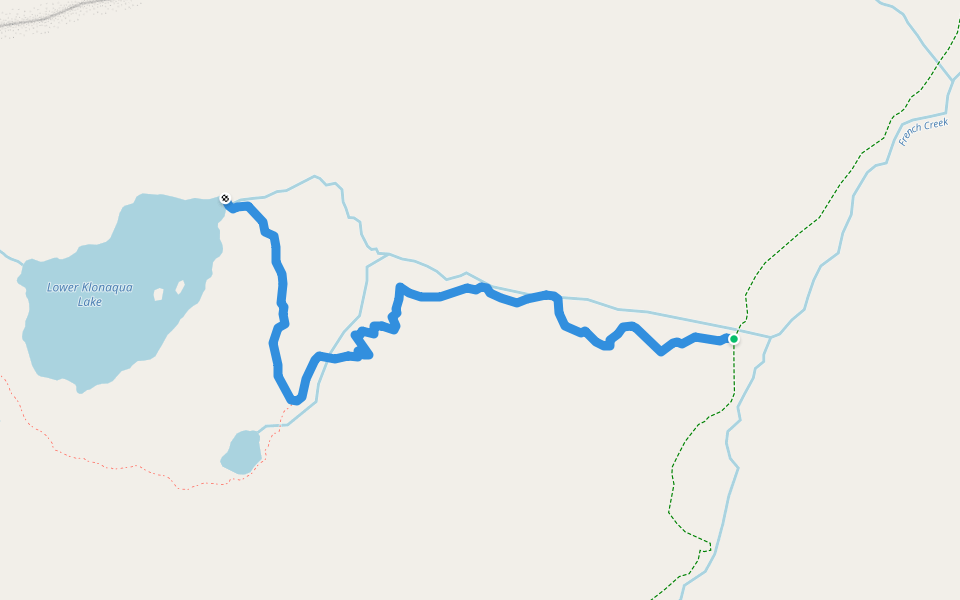 Klonaqua Lake Trail Hiking Leavenworth, Washington Pacer