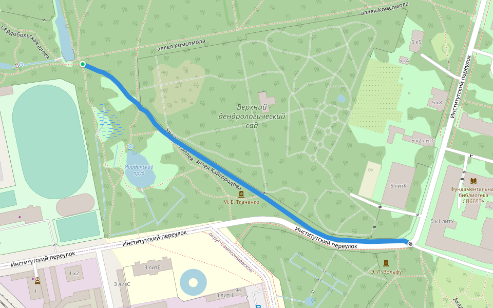 аллея Кайгородова