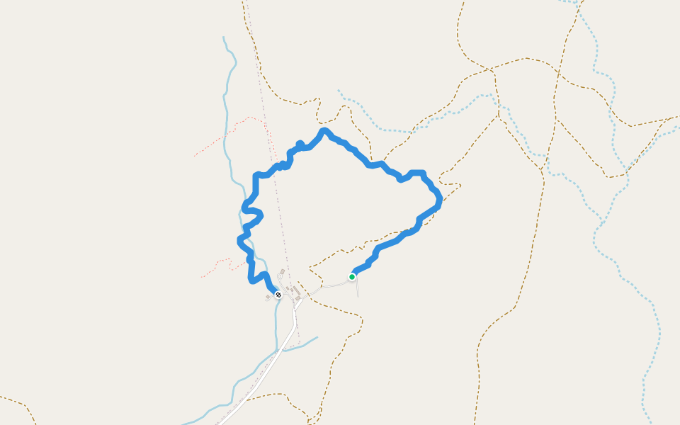 Walking Trail walking route map in Griekwastad