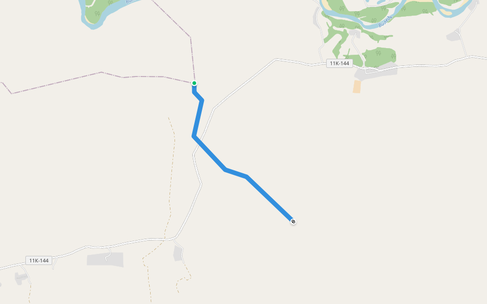 гр. посёлок walking route map in Pleso