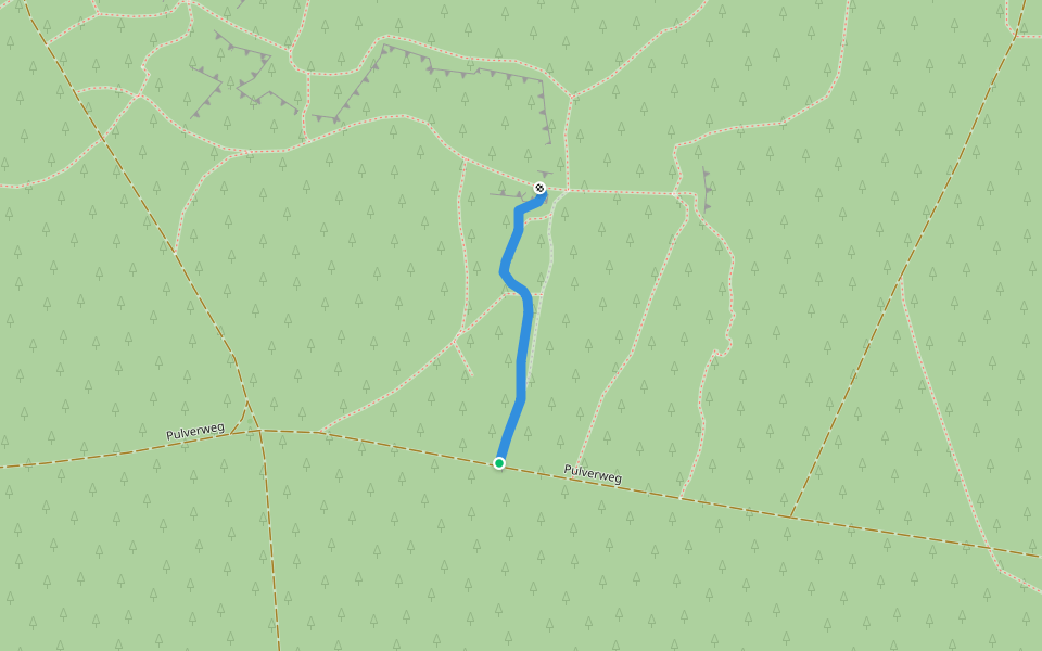 Jumpy Pumpy walking route map in Zerzabelshofer Forst