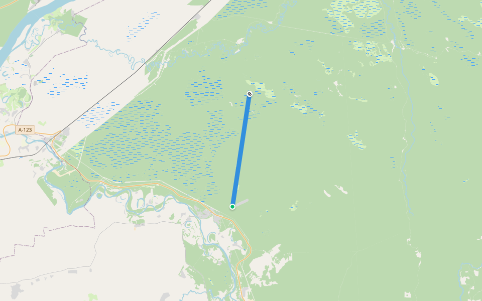 кв walking route map in Hikol'skoye