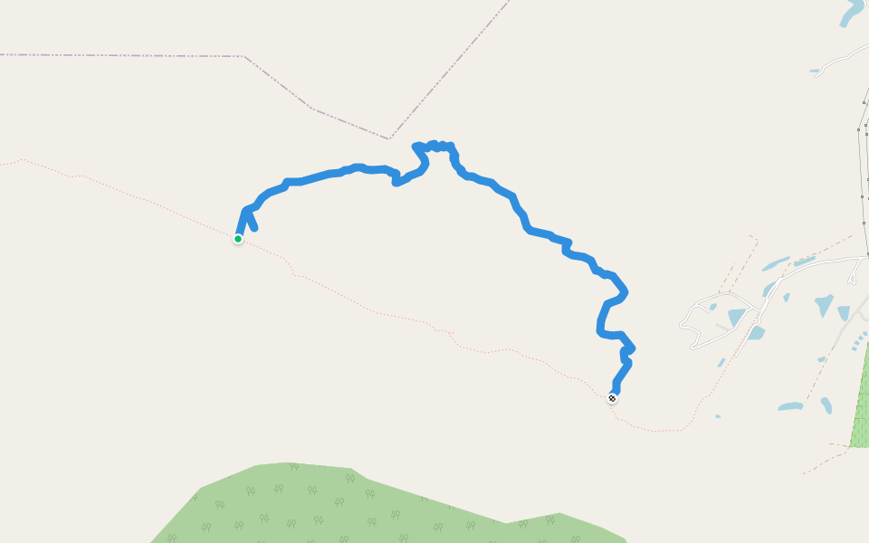 Doringrivier walking route map in Jonkersberg