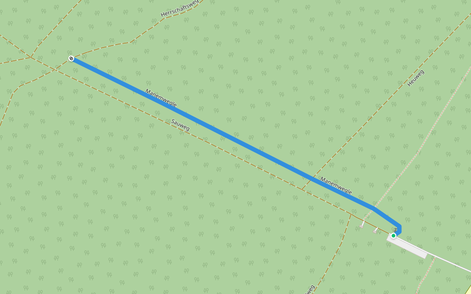 Manemwegle walking route map in Pfalzgrafenweiler