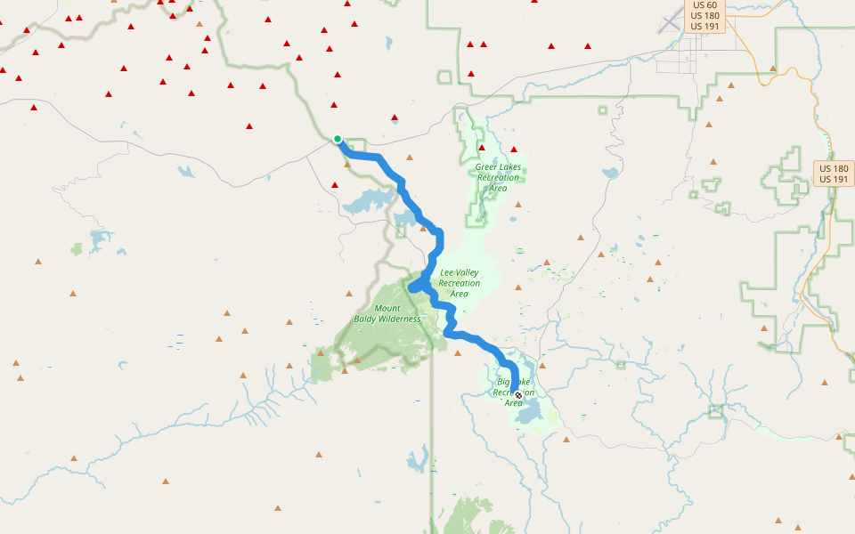 Apache Railroad Trail walking route map in Greer
