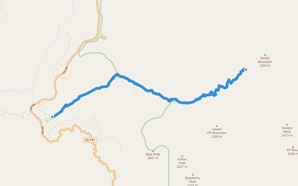 KP Trail #70 walking route map in Clifton