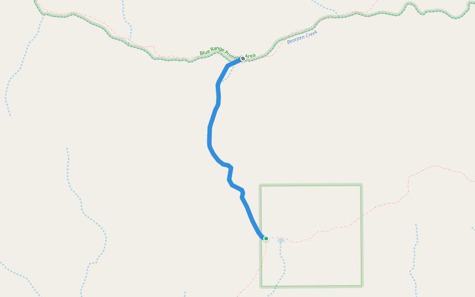 Trail #547 walking route map in Clifton