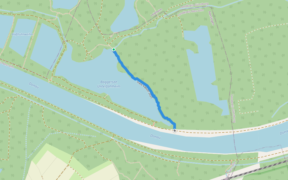 track kaputt! 2022 walking route map in Nersingen