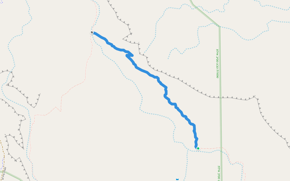 מעלה תמנע walking route map in Eilat