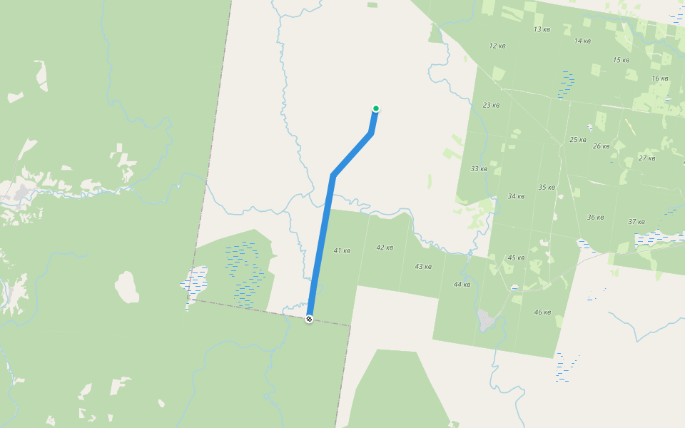 кв walking route map in Hovashkino