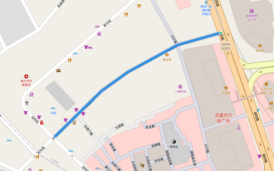 Guang Zhi Zi Scan Vf 民生路 Walking And Running Trail - Nan Ning Shi, Guang Xi Zhuang Zu Zi Zhi