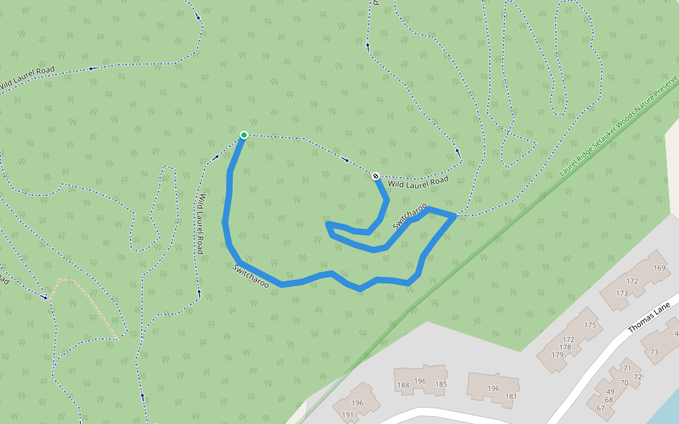 Switcharoo walking route map in Setauket- East Setauket