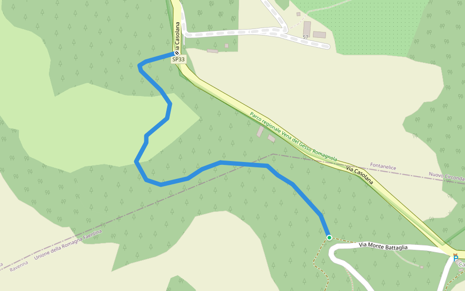 The viola Walking And Running Trail Fontanelice, EmiliaRomagna Pacer