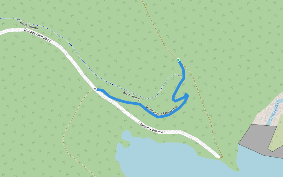 Dambusters Connector walking route map in Derby