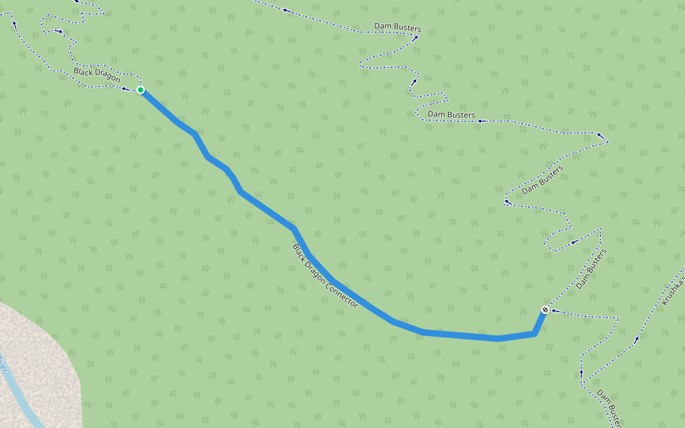 Black Dragon Connector walking route map in Derby