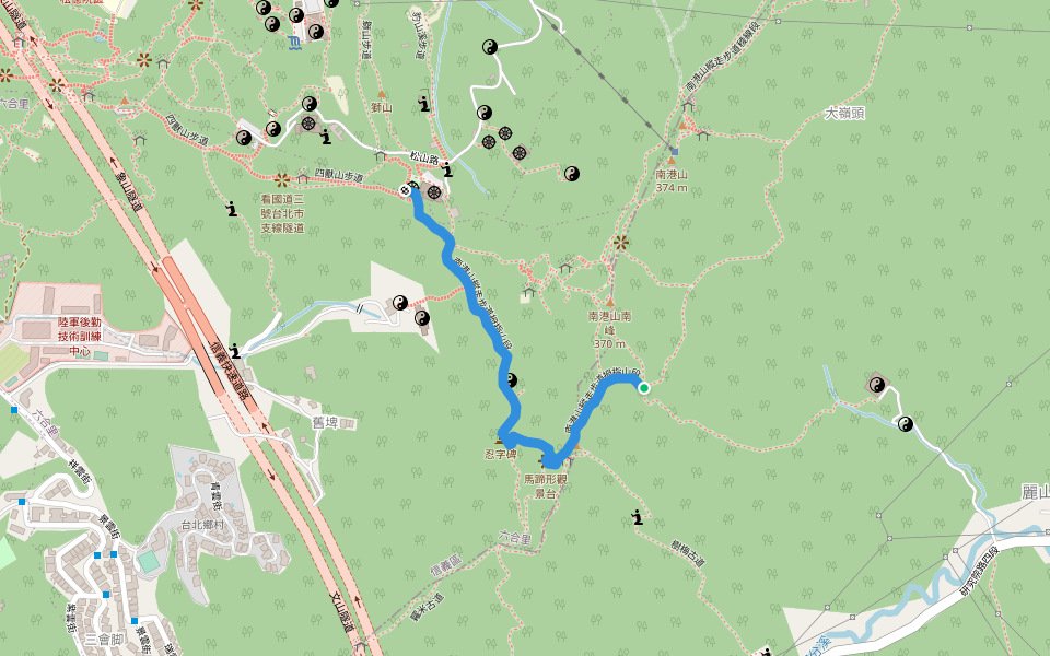 南港山縱走步道拇指山段