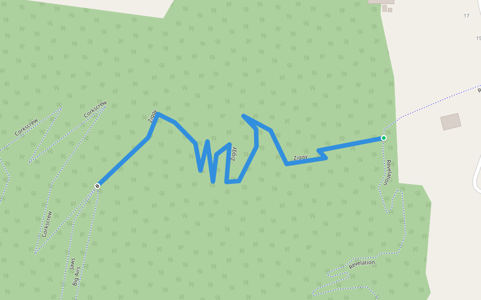 Ziggy walking route map in Kaiteriteri