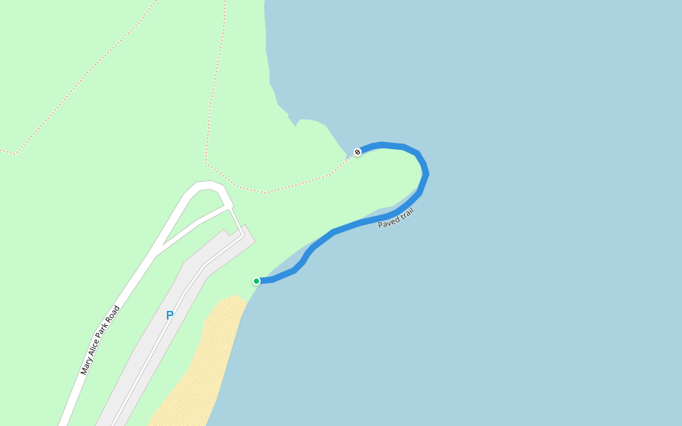 Paved trail walking route map in Cumming