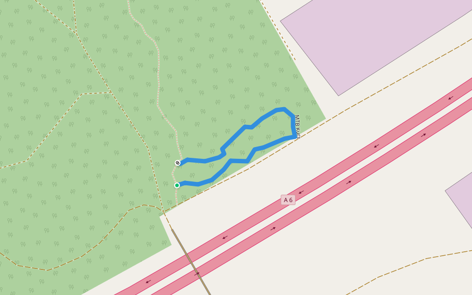 MTB Kurs walking route map in Herrieden