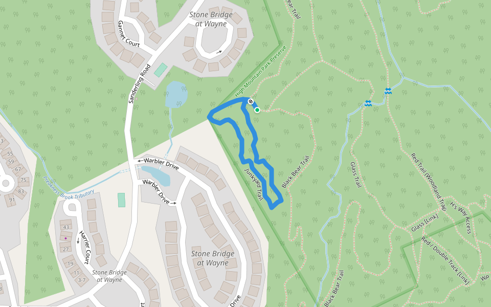 Junkyard Trail Hiking Wayne, New Jersey Pacer