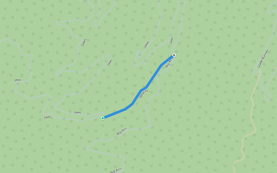 Velocity walking route map in Kaiteriteri