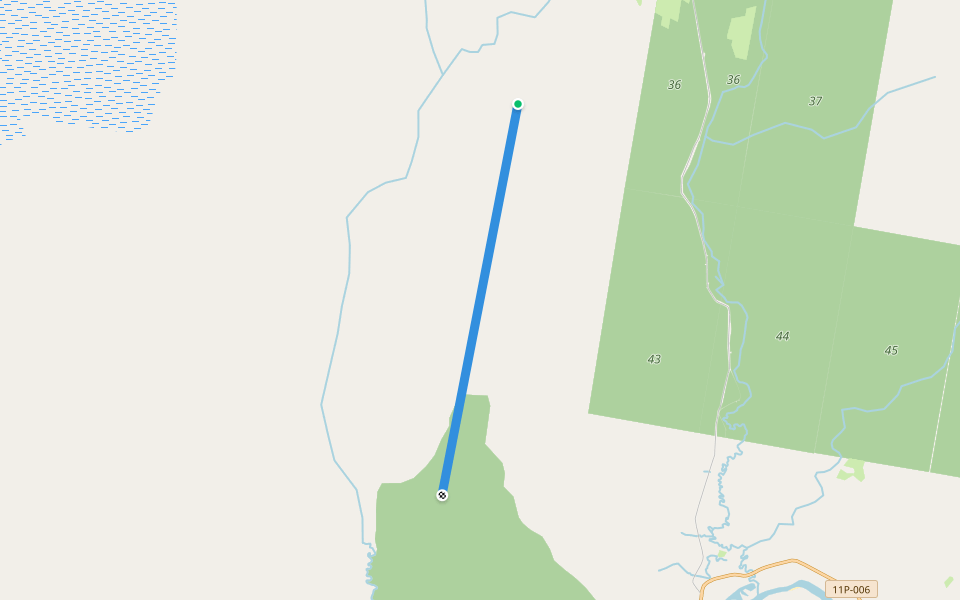 пр кв walking route map in Pitskaya Baza